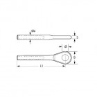 Eye Terminal for 8 mm