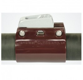 Clamcleat® CL244/S1 Aluminium Boom Cleat and Clamp Set