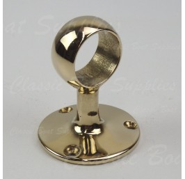 Brass handrail Ø25 hole intermediate support