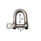 Straight Shackle 4mm