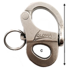 Snap shackle fixed 60mm