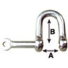 5mm Straight Captive Pin Shackle
