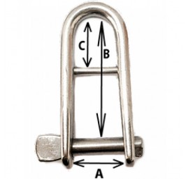 5mm Halyard key Shackle