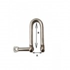 5mm Long Shackle with captive pin