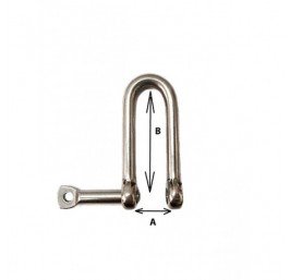 5mm Long Shackle with captive pin