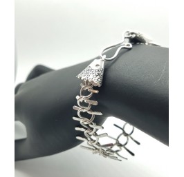 Fish skeleton bracelet