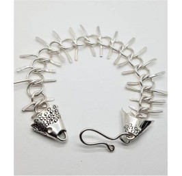 Fish skeleton bracelet