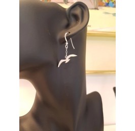 Seagull earring