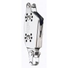 22mm Fiddle block with becket -V-Jam