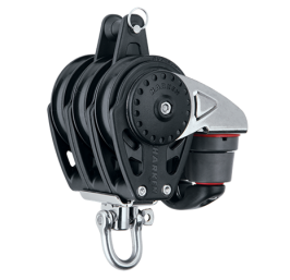 57 mm Triple Block — Swivel, Becket, Cam Cleat