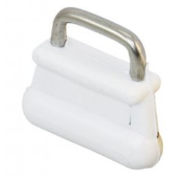 Nylon mast sliders with stainless steel bail