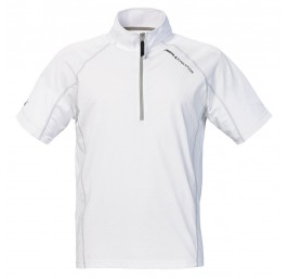 Musto Evolution Women's Zip Neck T-shirt WHITE