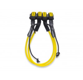 Adjustable Race Clamcleat harness line 40-50, yellow 