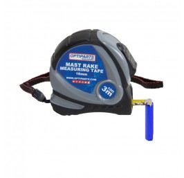Mast rake measuring tape