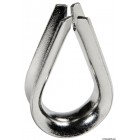 Mirror-polished stainless steel thimble