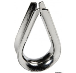 Mirror-polished stainless steel thimble