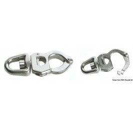 Osculati snap-shackles for sheets, halyards and spinnakers