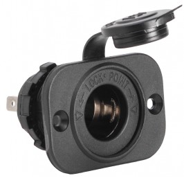 Socket + external mounting panel