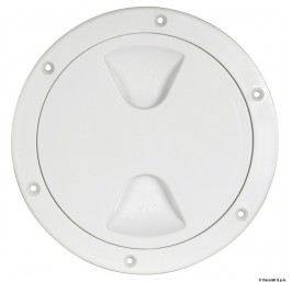 Stylish and practical inspection hatch white 125mm