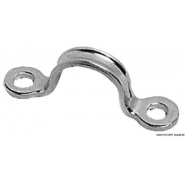 Forged eye bridge with central rib