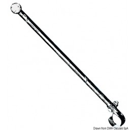 Stainless steel flagpole, 40 cm