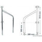 Twin stanchion for external bases