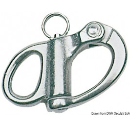 Snap-shackle for spinnaker AISI 316, 32 mm