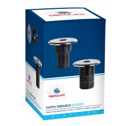 Clever deck filler co-moulded cover Ø 38mm FUEL