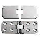 Foldable precision hinge, 180° rotation and screw cover