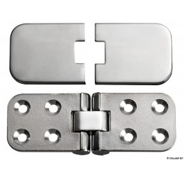 Foldable precision hinge, 180° rotation and screw cover